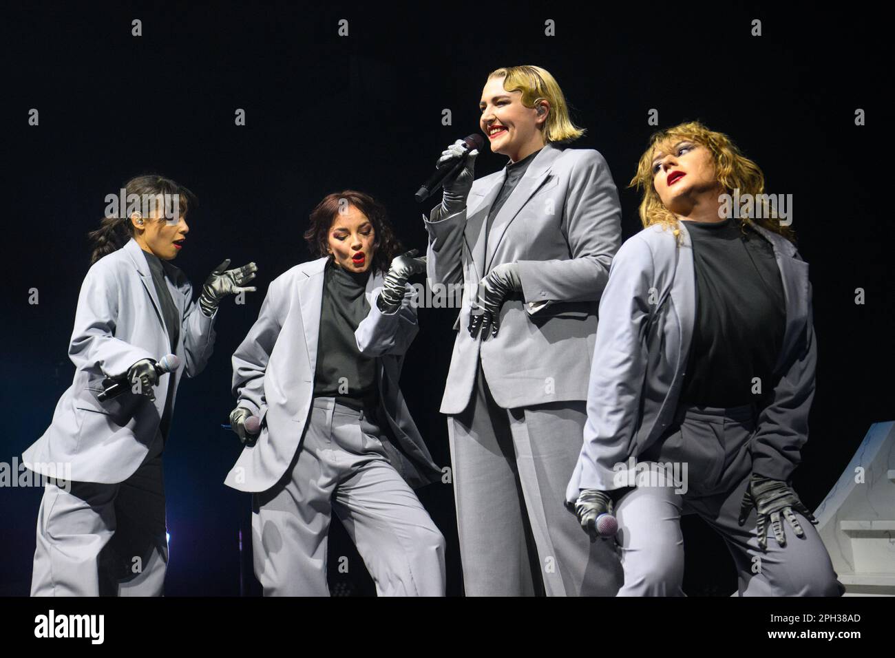 London, UK. 25th Mar, 2023. Self Esteem performing at the Hammersmith