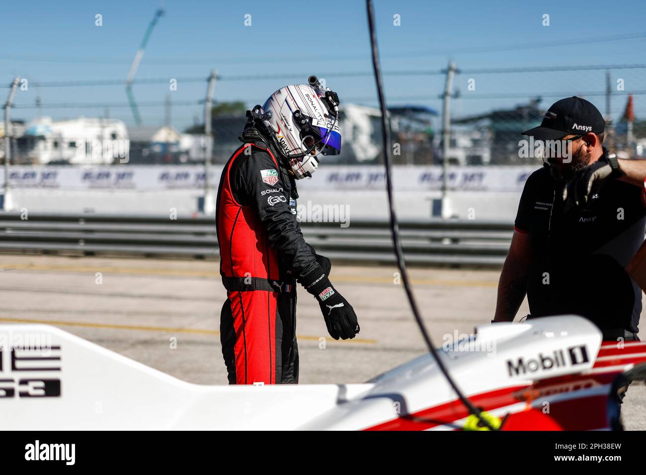 Sebring, Vereinigte Staaten. 17th Mar, 2023. Porsche Penske Motorsport (#6), Mathieu Jaminet (F) Credit: dpa/Alamy Live News Stock Photo
