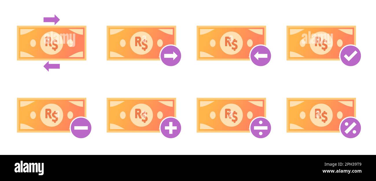 Burmese Kyat Money Transaction Icon Set Stock Vector Image & Art - Alamy