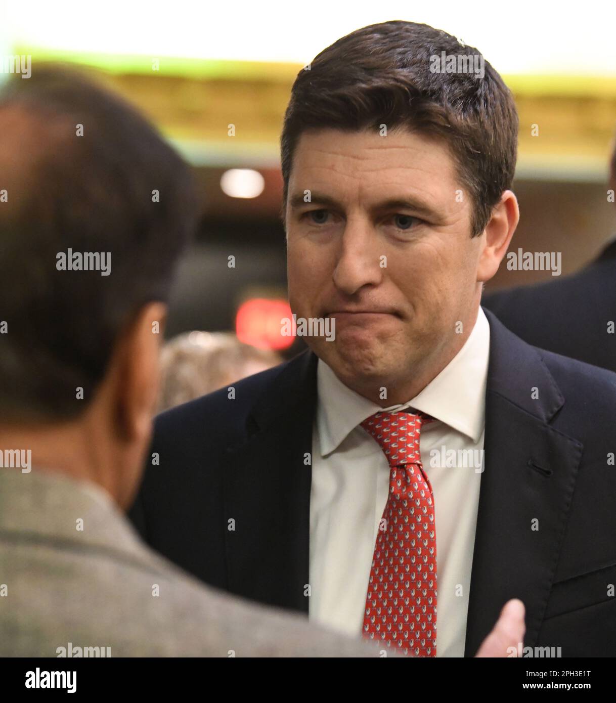 Mount Pleasant, Wisconsin, USA. 25th Mar, 2023. CONG. BRYAN STEIL (R