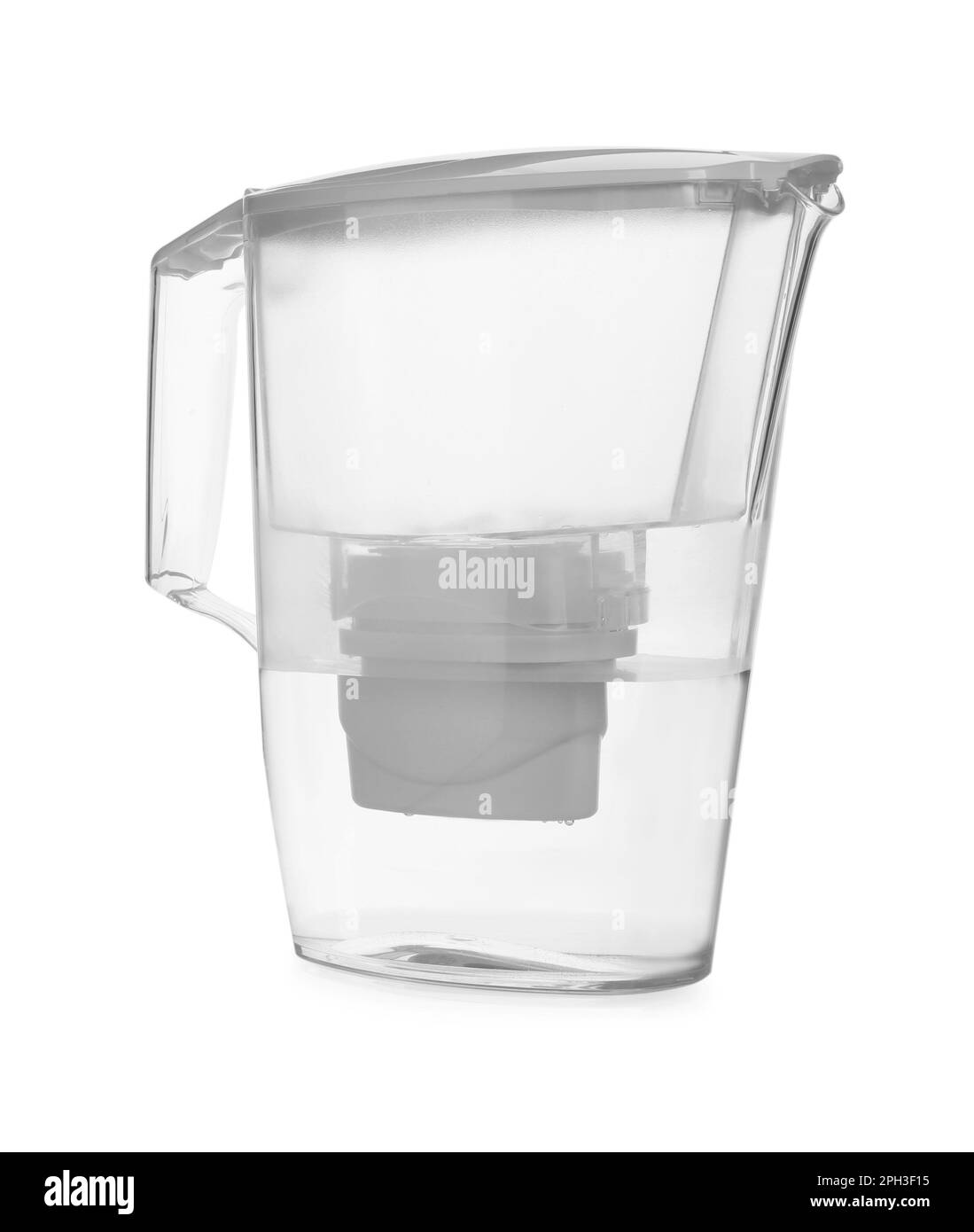 Filter jug with purified water isolated on white Stock Photo Alamy