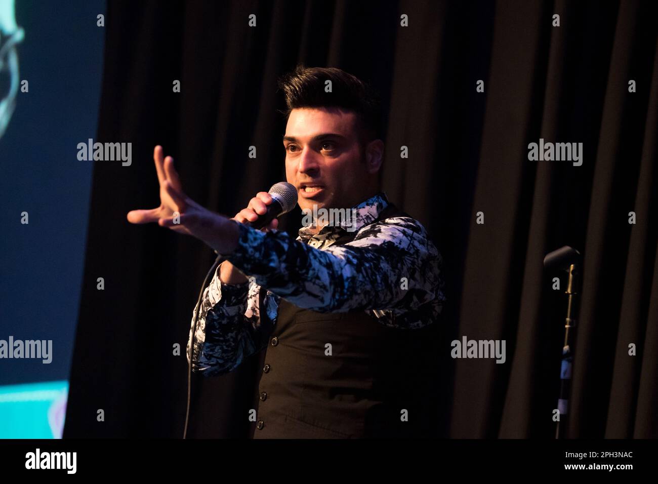 Kf Rustomji Photo Indian stand up comedy hi-res stock photography and images - Alamy