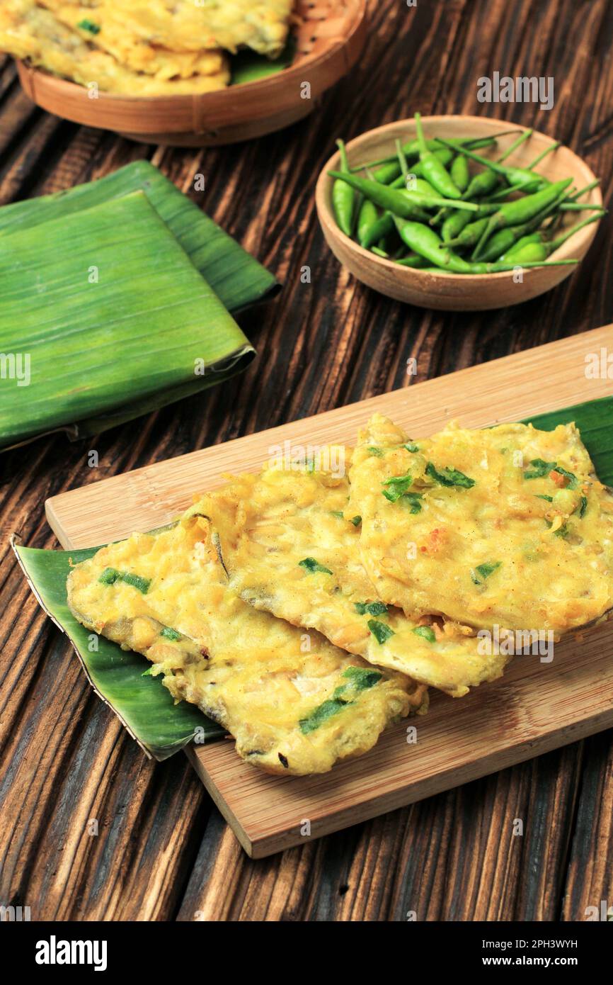 Tempe Goreng or Tempeh Mendoan is Indonesian Traditional Food made from
