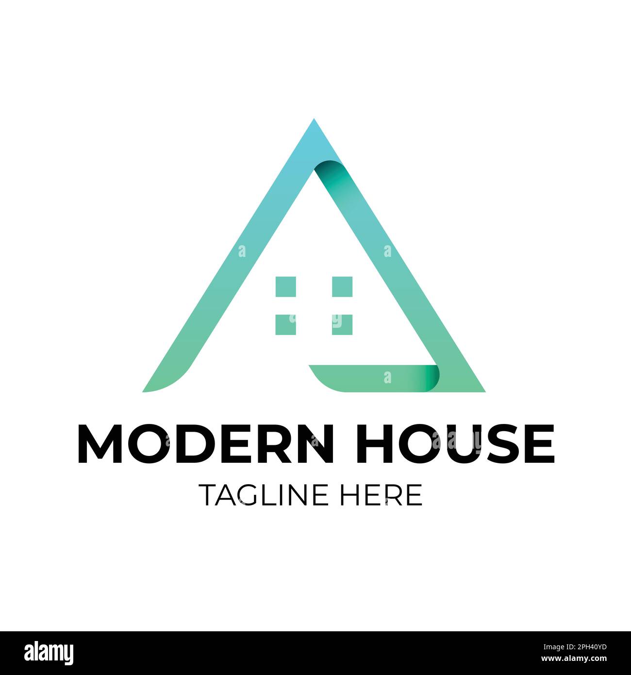 Real estate logo design template Stock Vector Image & Art - Alamy