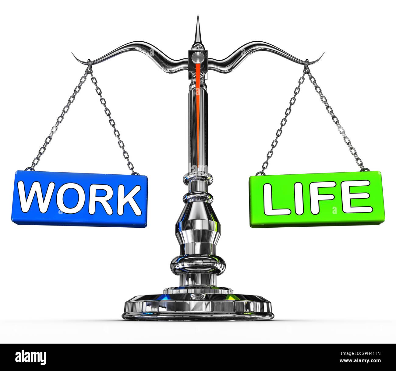 3d-rendering-of-a-work-life-balance-concept-stock-photo-alamy