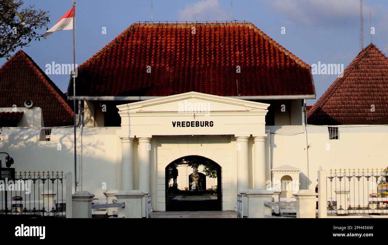 Vredeburg Located in Yogyakarta Stock Photo