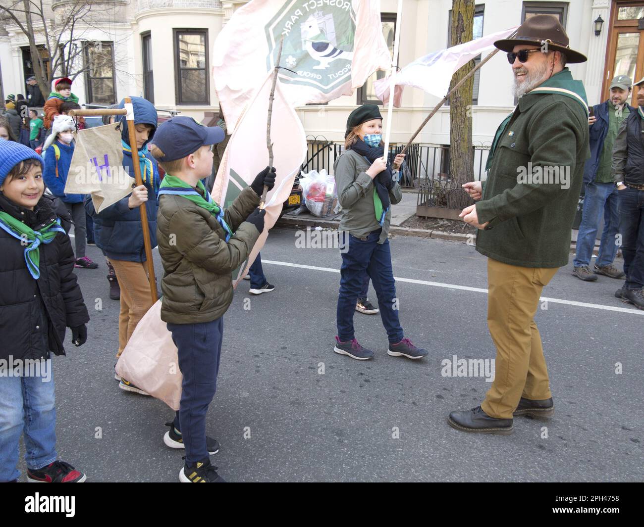 St.Patrick's Day Parade in Park Slope, Brooklyn, NY Stock Photo Alamy