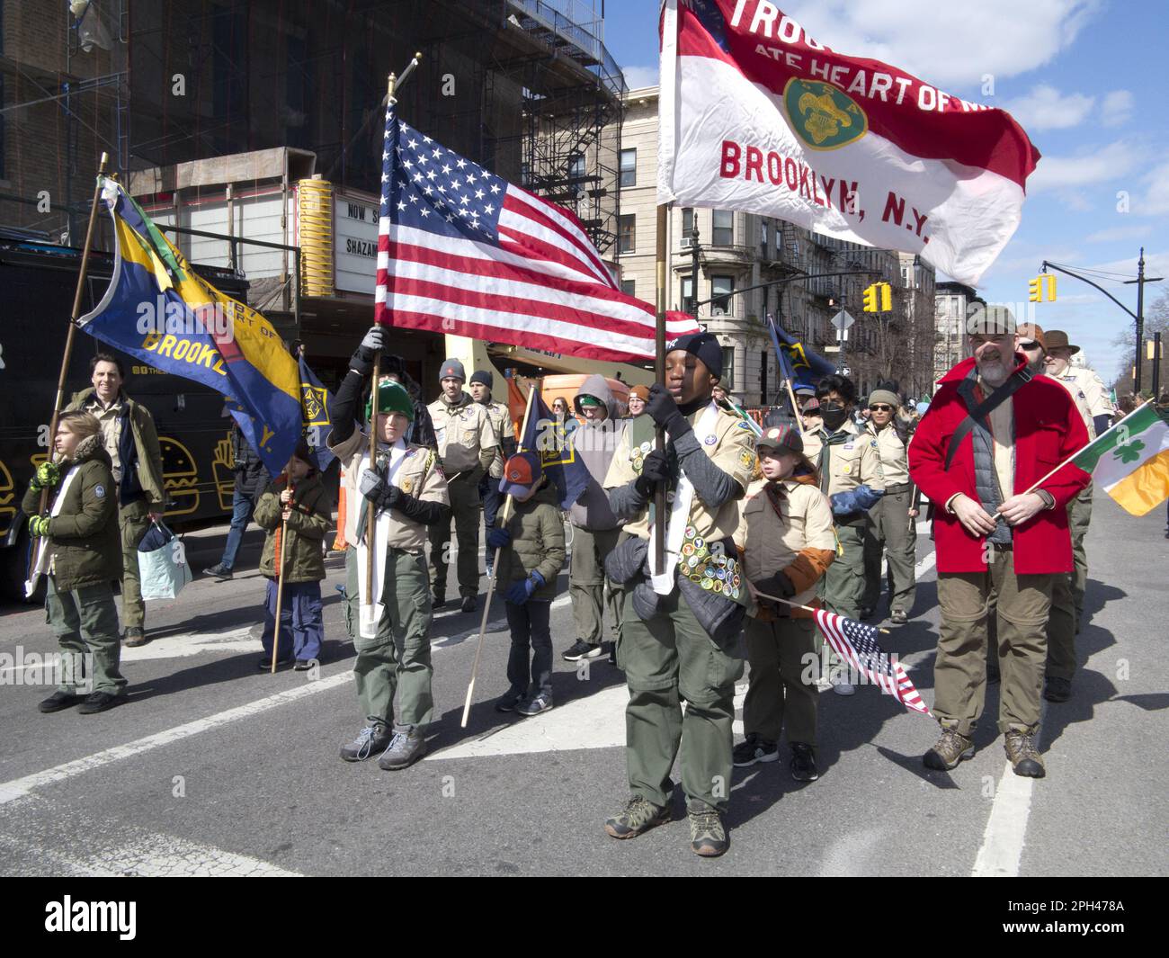 St.Patrick's Day Parade in Park Slope, Brooklyn, NY Stock Photo Alamy