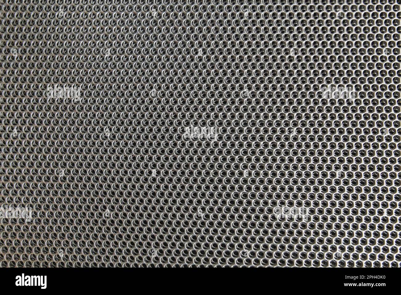 background of perforated metal sheets with round holes Stock Photo Alamy