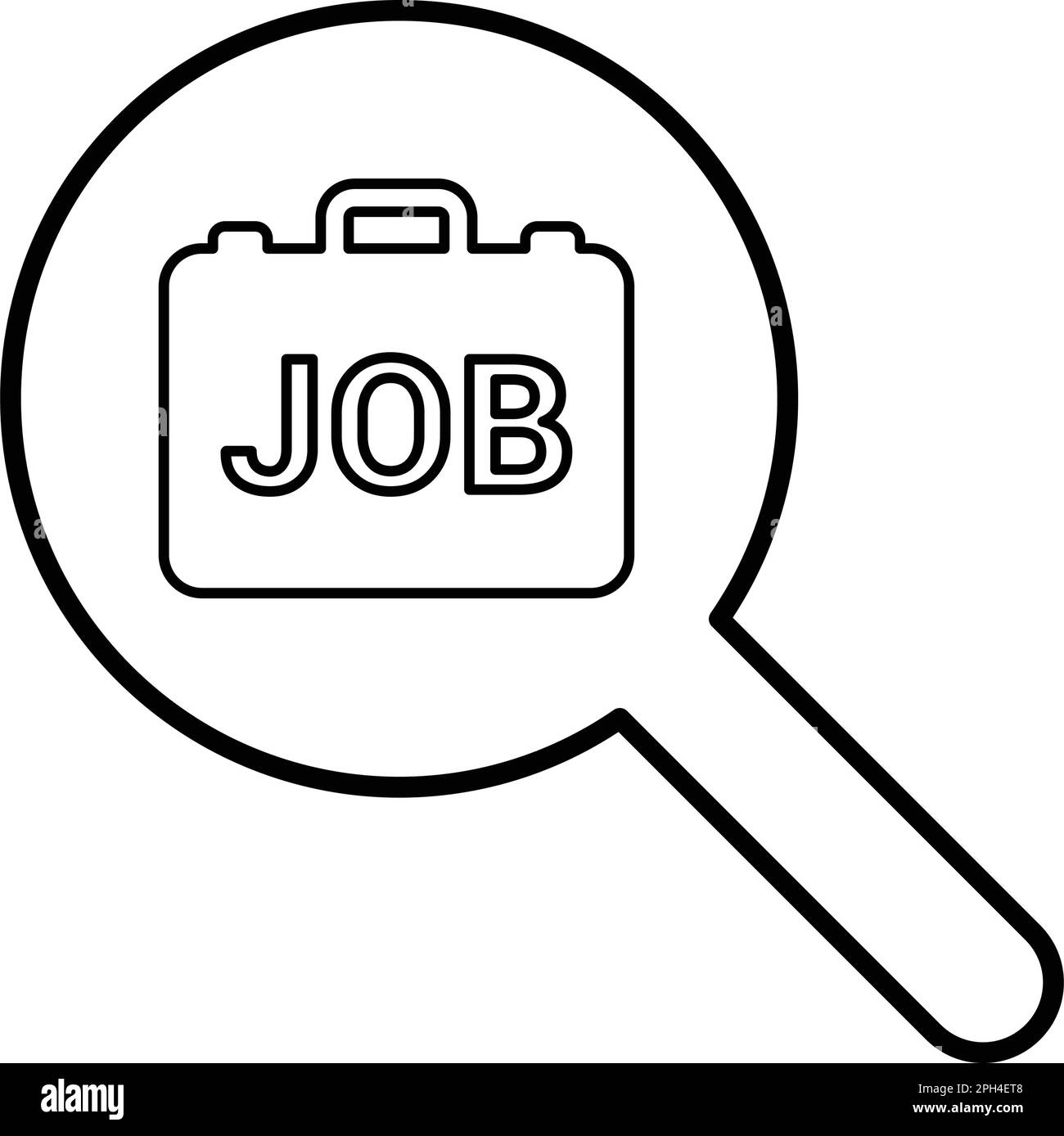 Job Search icon. Flat style vector EPS use in infographics,web design ...