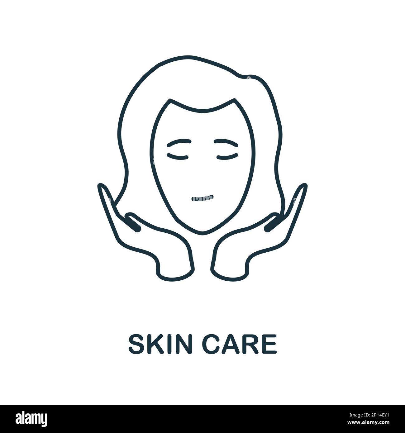 Skin Care line icon. Simple element from skin care collection. Creative Skin  Care outline icon for web design, templates, infographics and more Stock  Vector Image & Art - Alamy