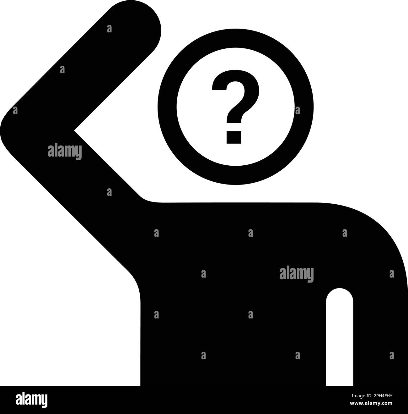 Doubt icon. Flat style vector EPS use in infographics,web design ...