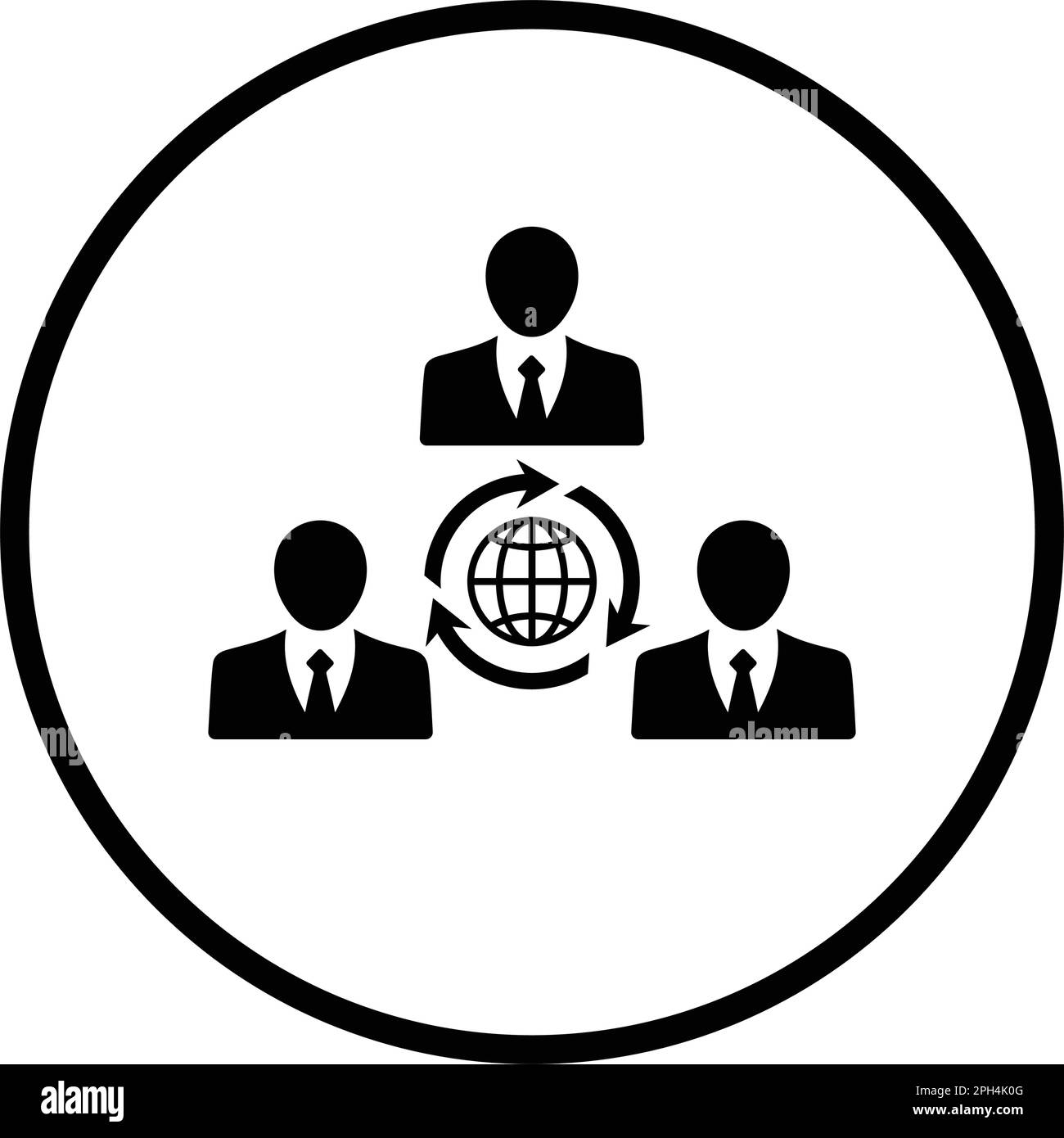 Teamwork cooperation icon apps hi-res stock photography and images - Alamy