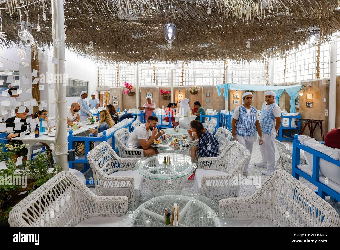 Arabian Tea House, Al Fahidi Historical District, Dubai, UAE Stock Photo Alamy