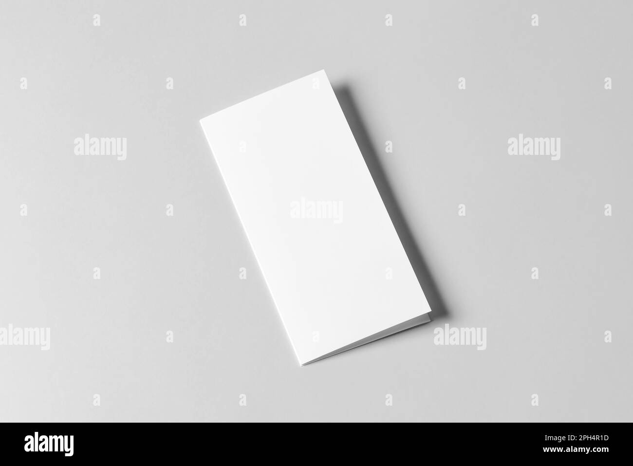 dl-tri-fold-brochure-3d-rendering-stock-photo-alamy