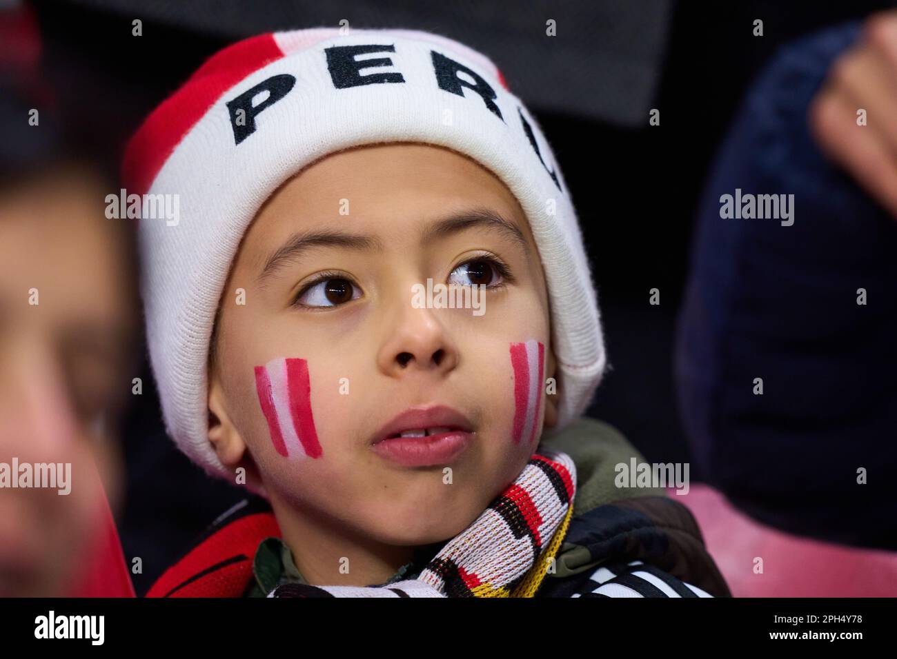 Fans Peru in the friendly match GERMANY PERU 20 Preparation for