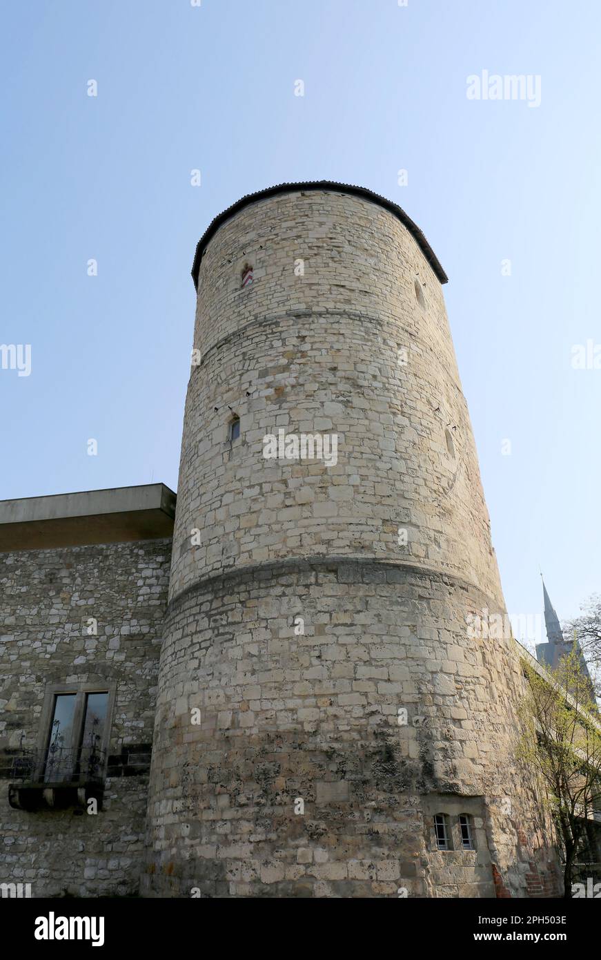 Walls of The Beginenturm aka Beguine Tower and Market Church in Hannover, Germany Stock Photo