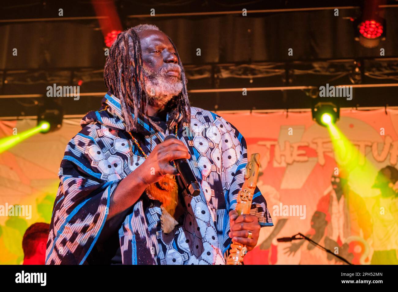 The ivorian reggae singer Tiken Jah Fakoly performs live in Brussels Le chanteur de reggae