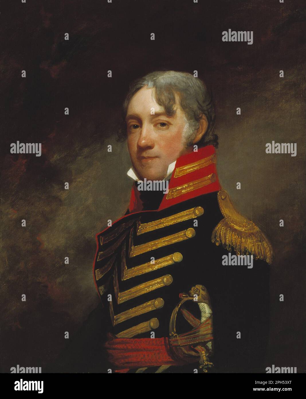General John R. Fenwick circa 1804 by Gilbert Stuart Stock Photo