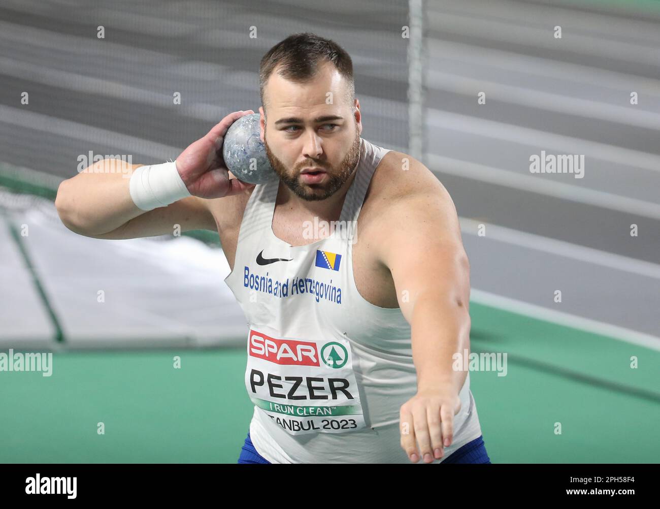 Mesud PEZER of Bosnia-Herzegovina during the European Athletics Indoor