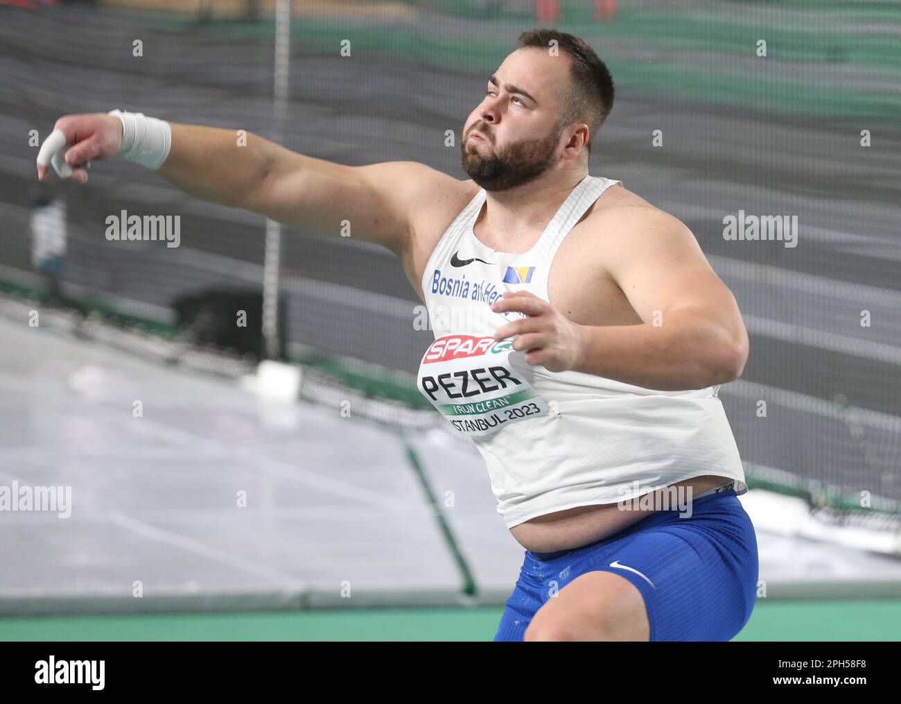 Mesud PEZER of Bosnia-Herzegovina during the European Athletics Indoor