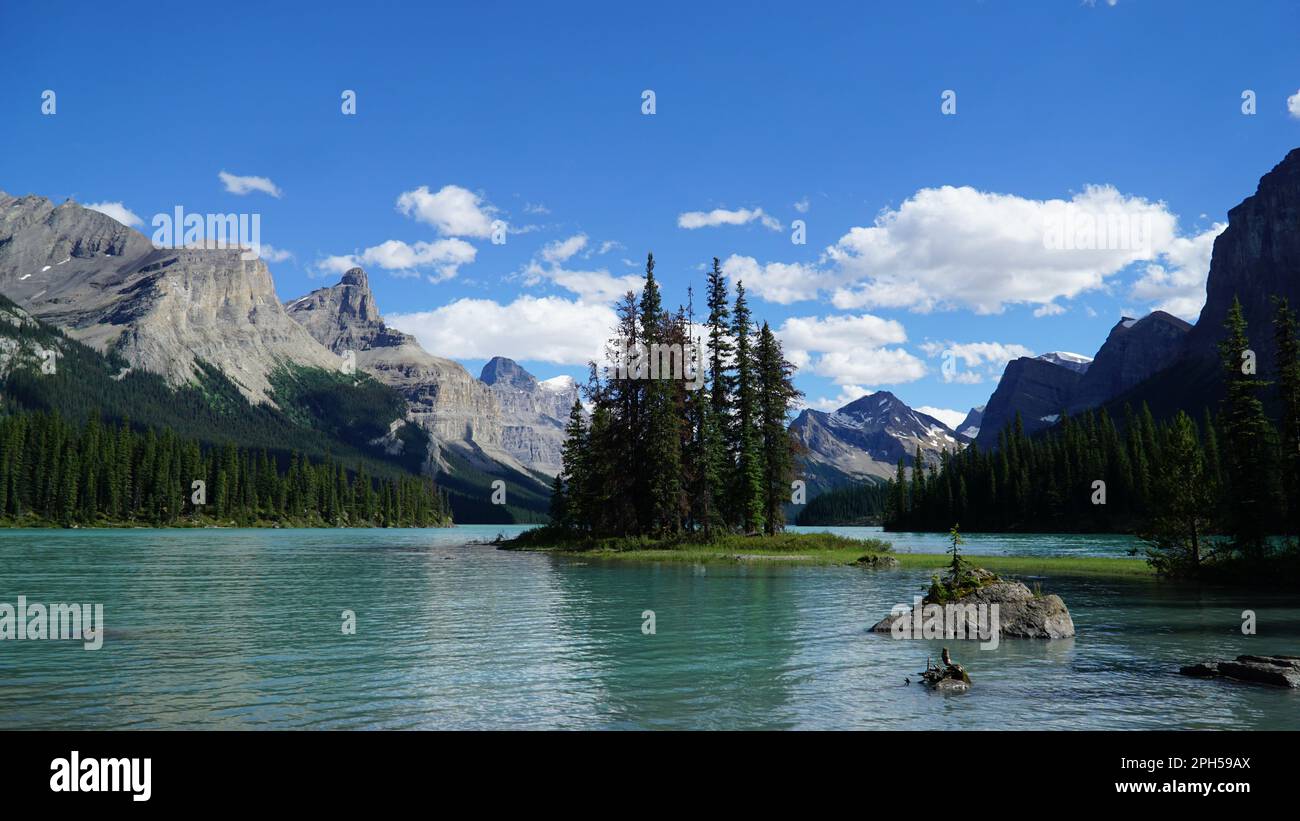 Canada Magic Island Stock Photo - Alamy