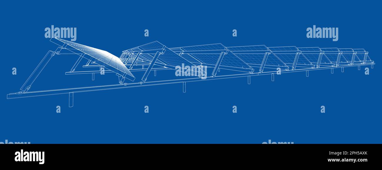 Solar Panel Concept. Vector Stock Vector Image & Art - Alamy