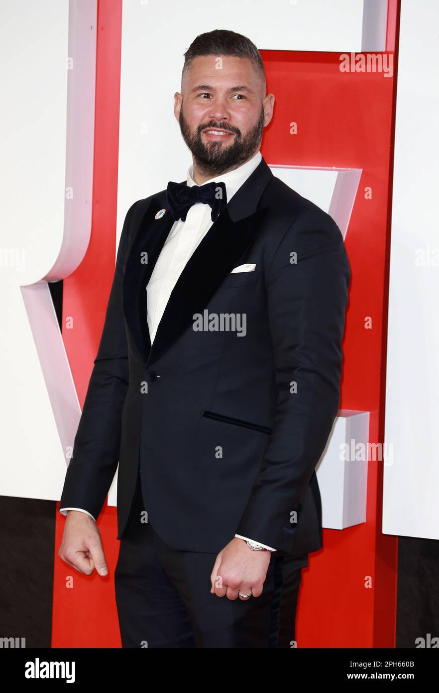 London, UK. 15th Feb, 2023. Tony Bellew attends the European Premiere of 'Creed III' at Cineworld Leicester Square in London. (Photo by Fred Duval/SOPA Images/Sipa USA) Credit: Sipa USA/Alamy Live News Stock Photo