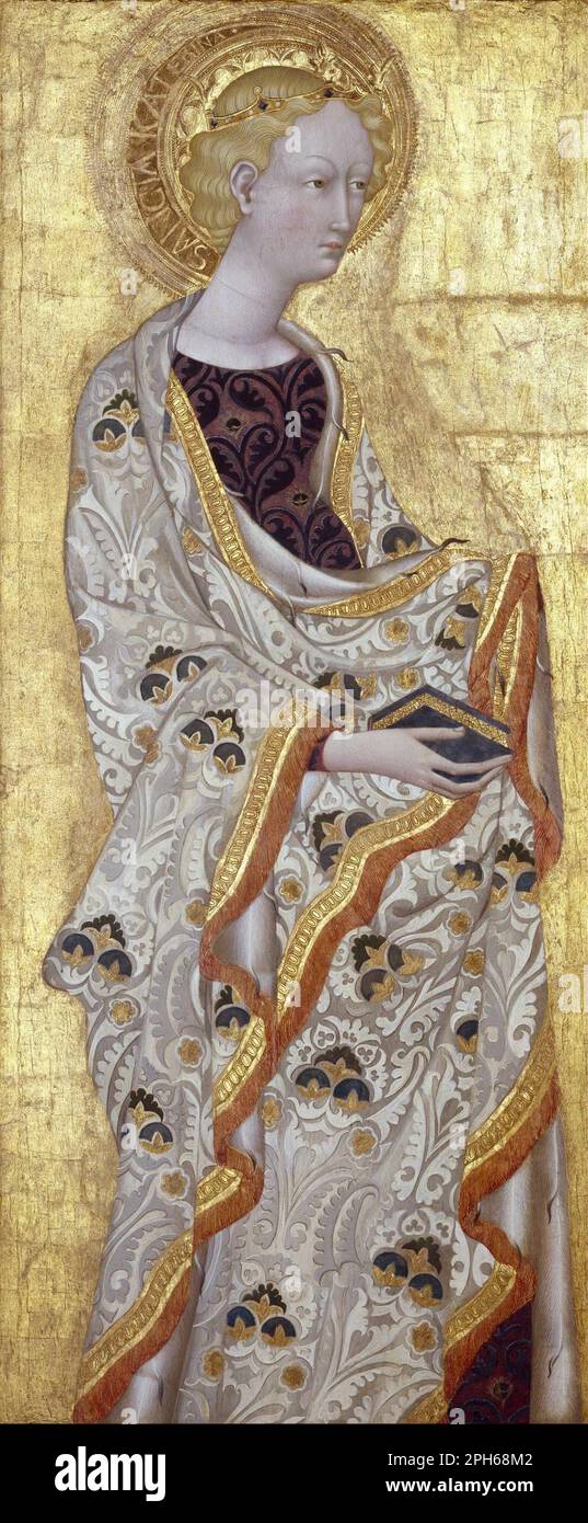 Religious painting saint catherine hi-res stock photography and images ...