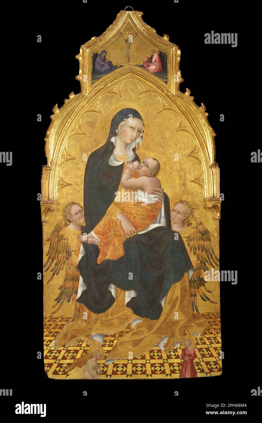 15th century madonna child angels hi-res stock photography and images ...