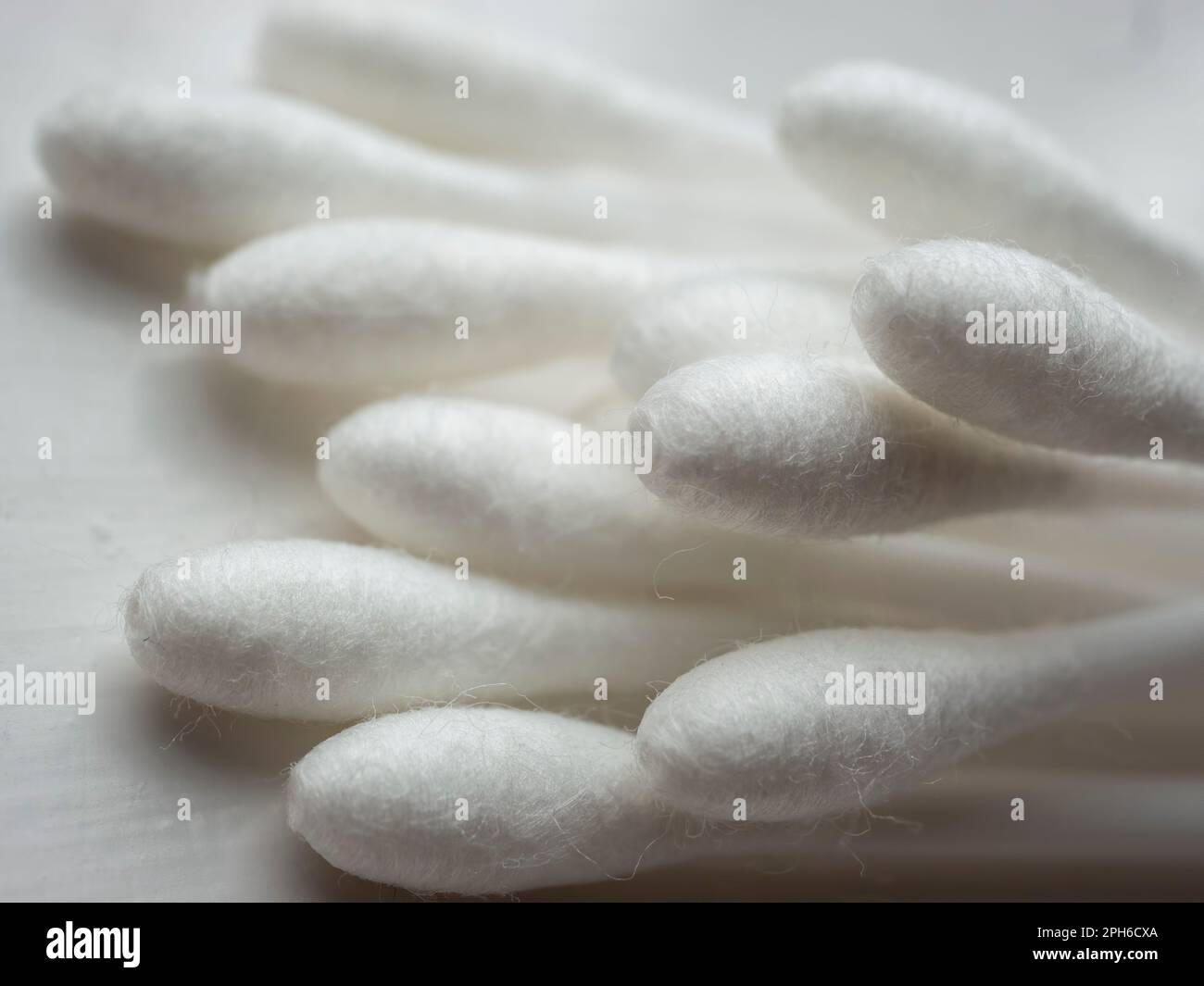 Cotton Wool buds Macro Stock Photo Alamy
