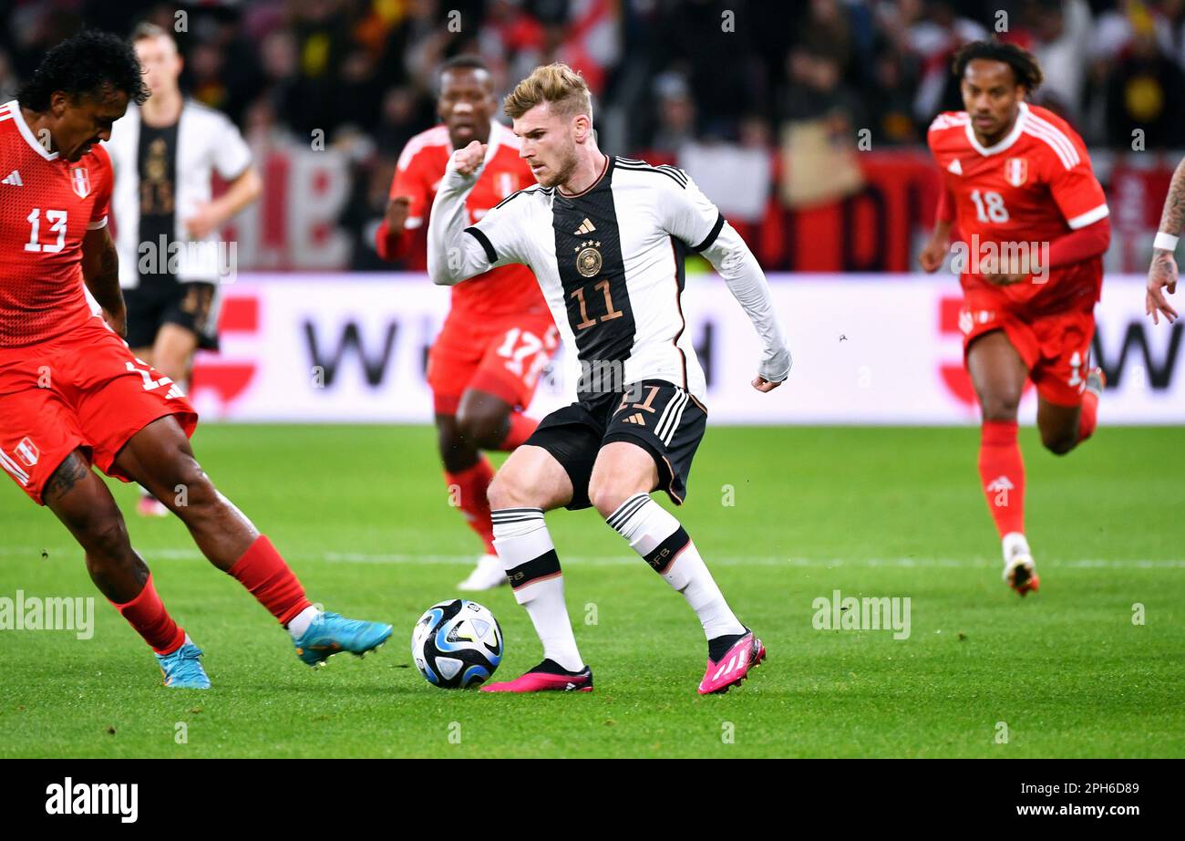 Football national team, international match, Mewa-Arena Mainz: Germany vs Peru; Timo Werner (GER) Stock Photo