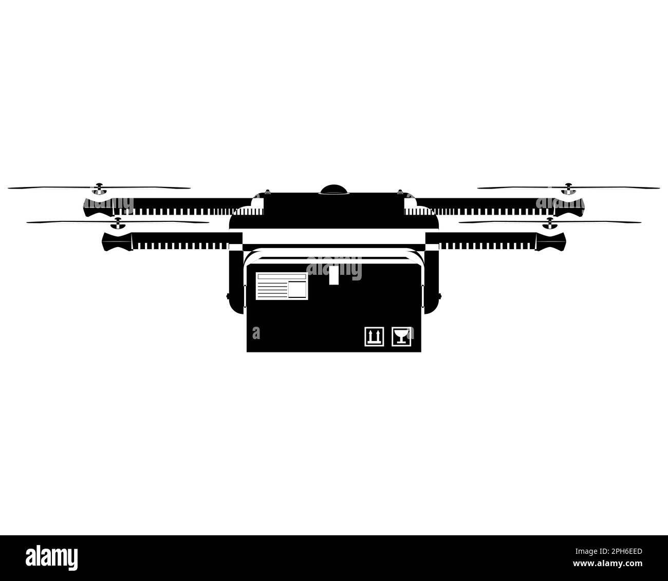 Carton drone Black and White Stock Photos & Images - Alamy
