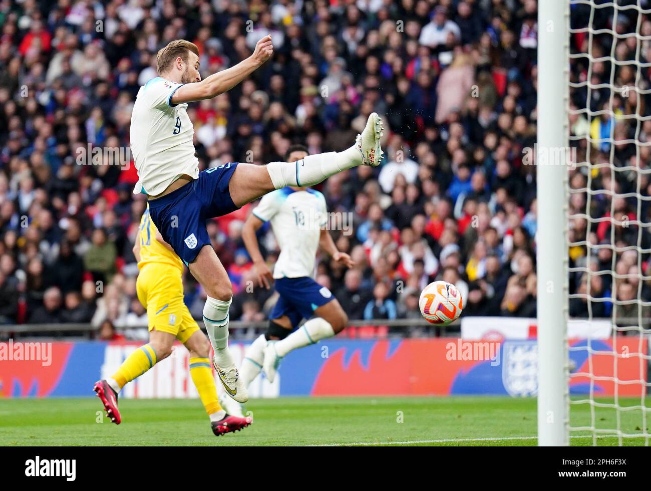 England s Harry Kane Attempts A Shot On Goal During The UEFA Euro 2024 england-s-harry-kane-attempts-a-shot-on-goal-during-the-uefa-euro-2024