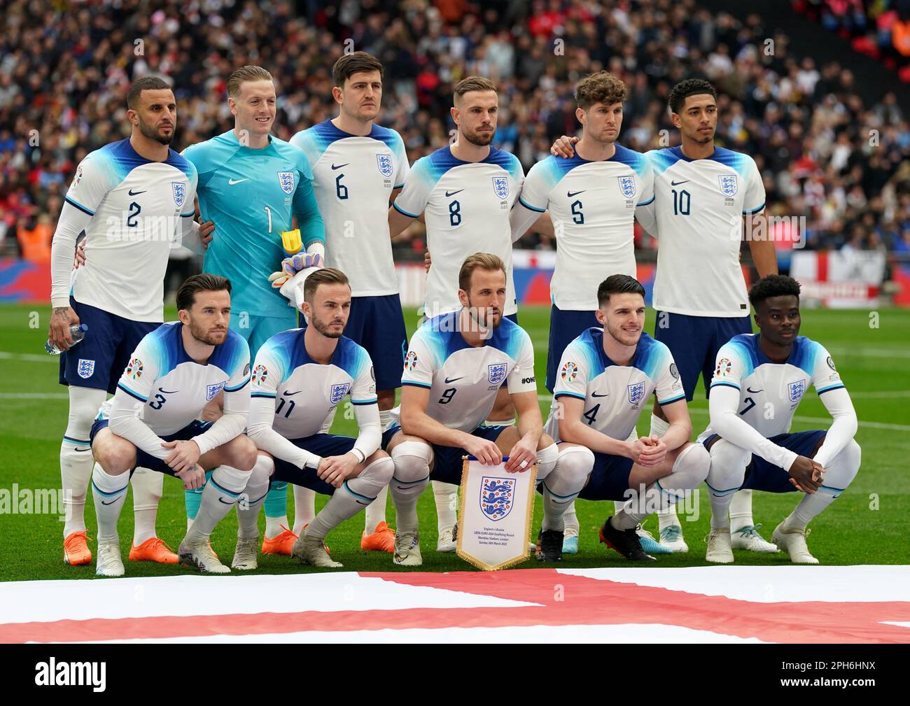 An England Team Group Photo Ahead Of The UEFA Euro 2024 Group C 