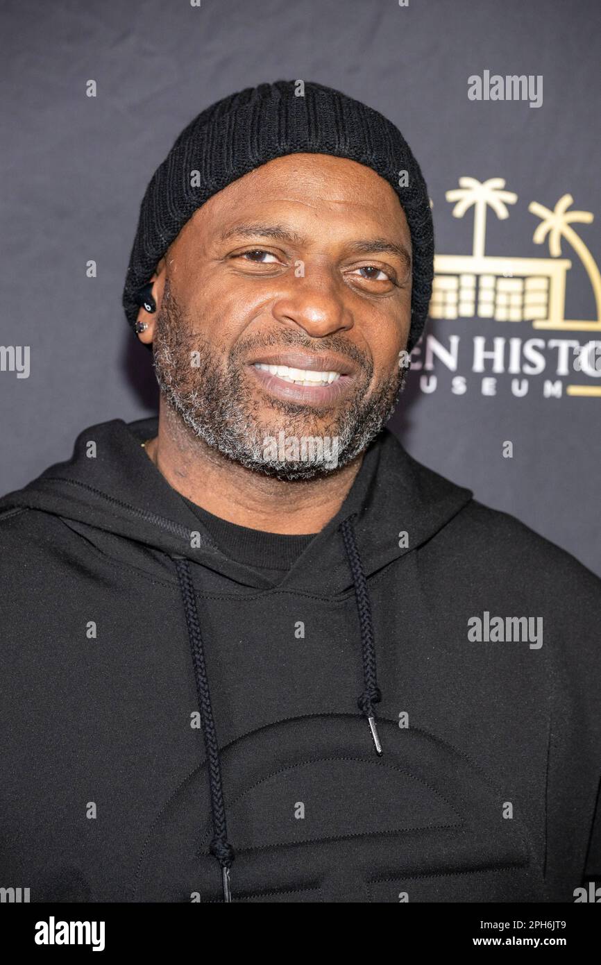 Los Angeles, USA. 25th Mar, 2023. DJ Count attends Tariq Nasheed's Museum March Comedy Madness at Hidden History Museum on March 25, 2023 Credit: Eugene Powers/Alamy Live News Stock Photo