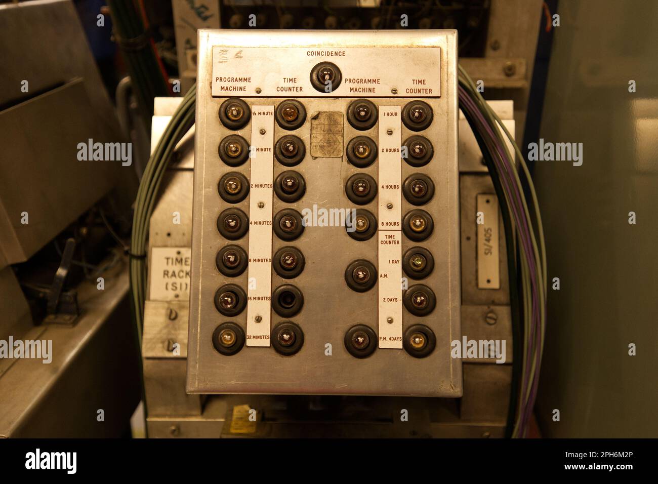London Underground vintage signalling equipment Stock Photo Alamy