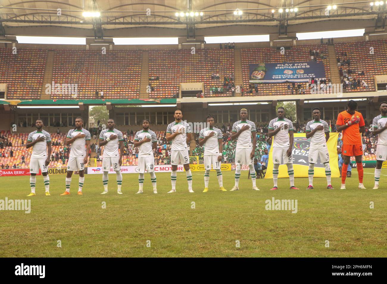 Nigeria’s Super Eagles vs Guinea Bissau game during the 2023 Africa Cup