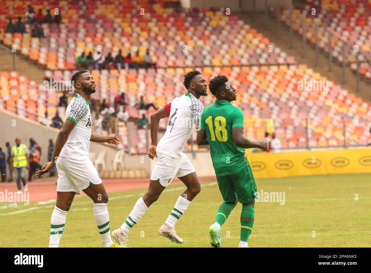Nigeria’s Super Eagles vs Guinea Bissau game during the 2023 Africa Cup
