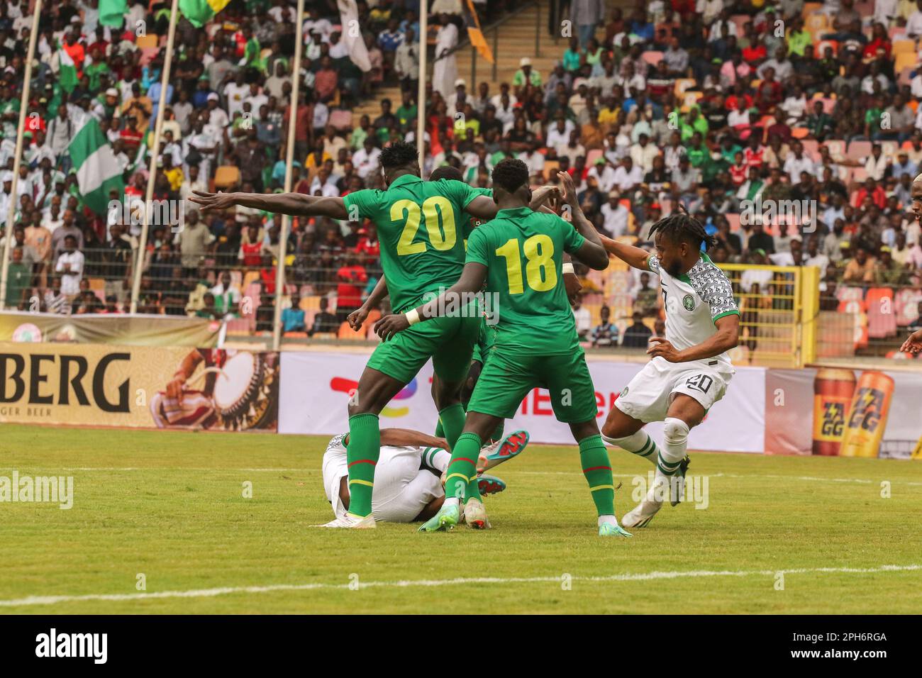Nigeria’s Super Eagles vs Guinea Bissau game during the 2023 Africa Cup