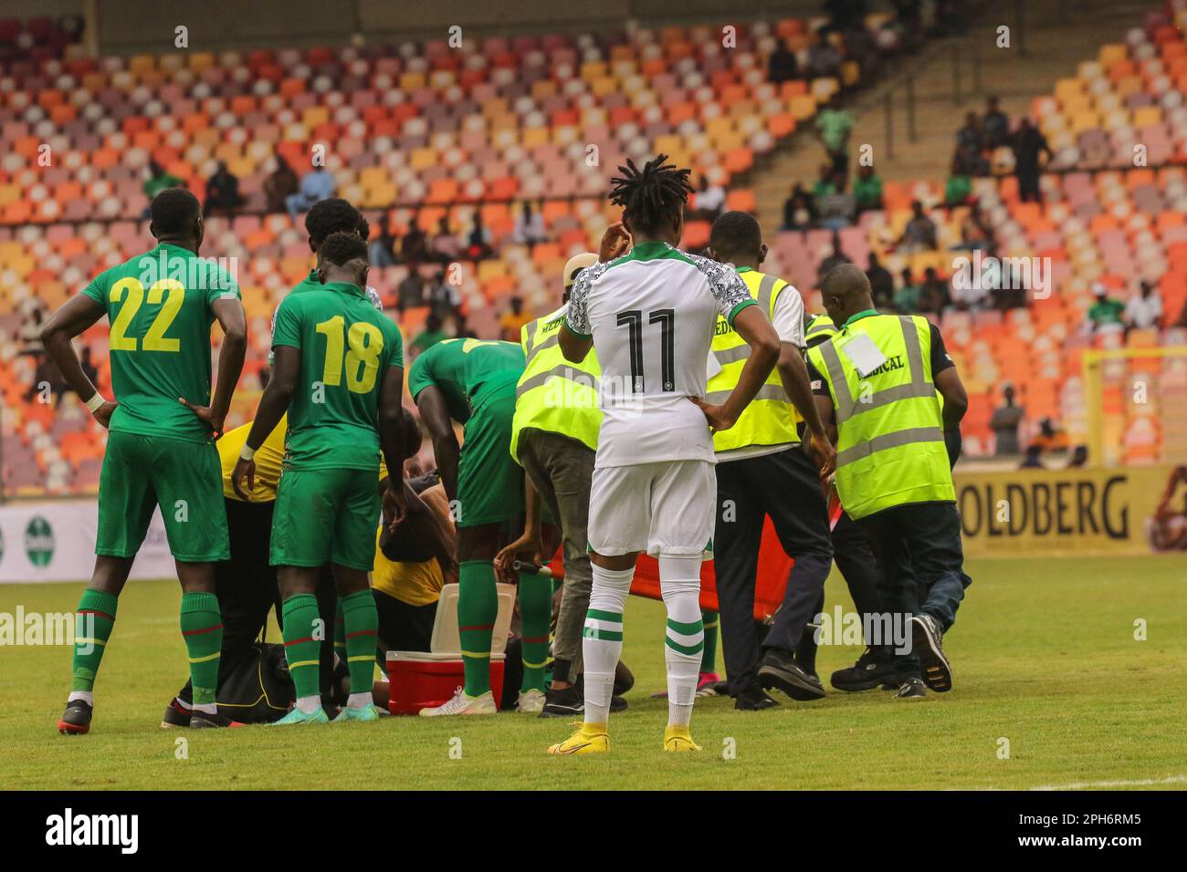 Nigeria’s Super Eagles vs Guinea Bissau game during the 2023 Africa Cup