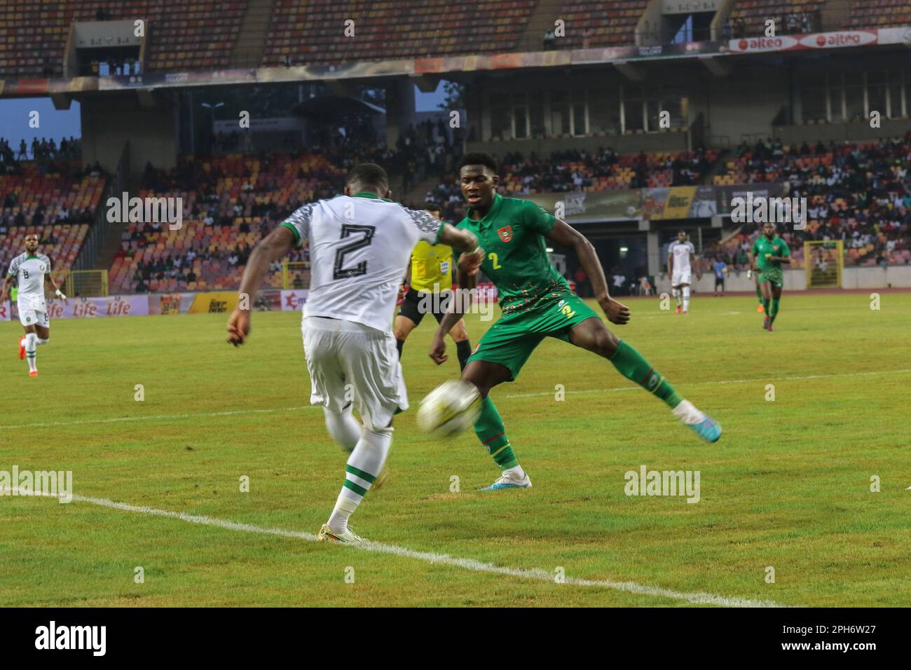 Nigeria’s Super Eagles vs Guinea Bissau game during the 2023 Africa Cup