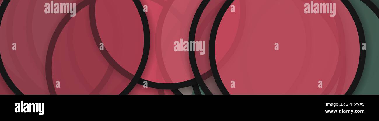 Circle shadows generative art background art illustration Stock Vector