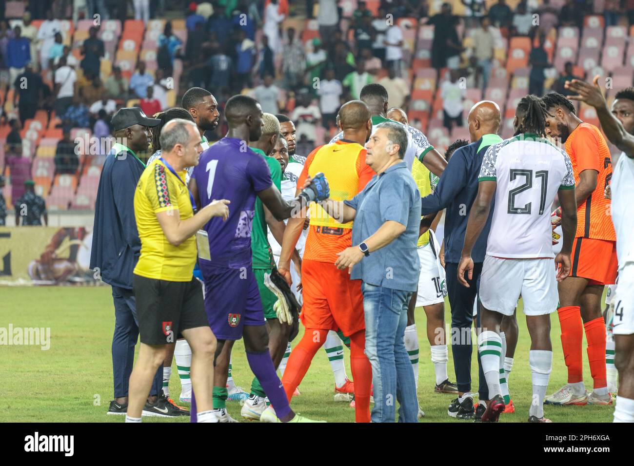 Nigeria’s Super Eagles vs Guinea Bissau game during the 2023 Africa Cup