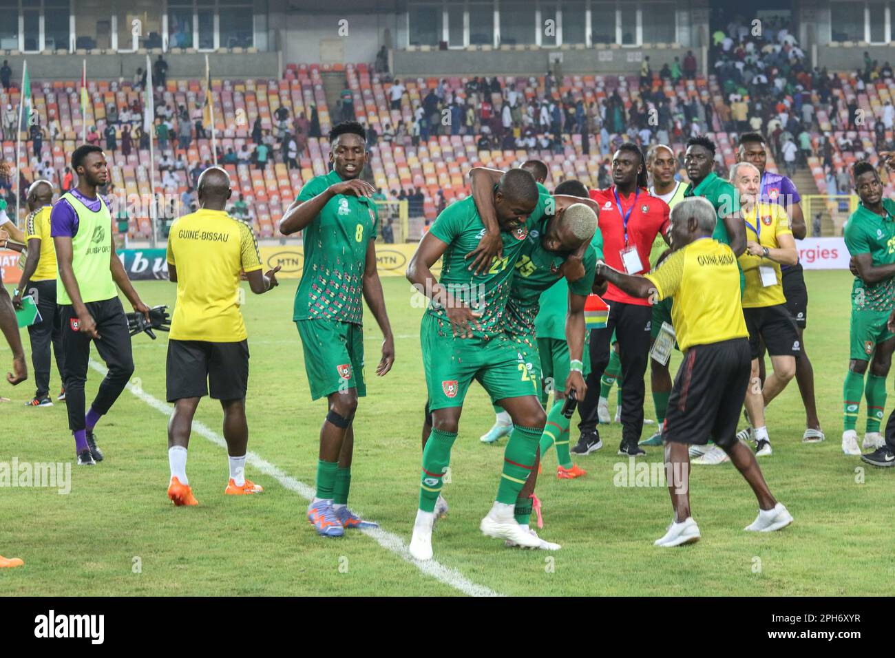 Nigeria’s Super Eagles vs Guinea Bissau game during the 2023 Africa Cup