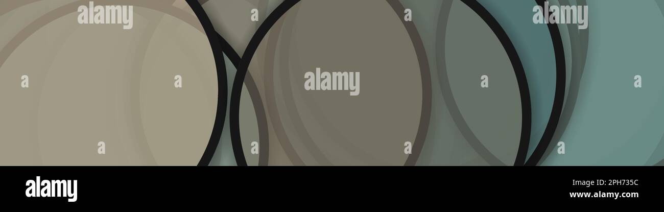 Circle shadows generative art background art illustration Stock Vector