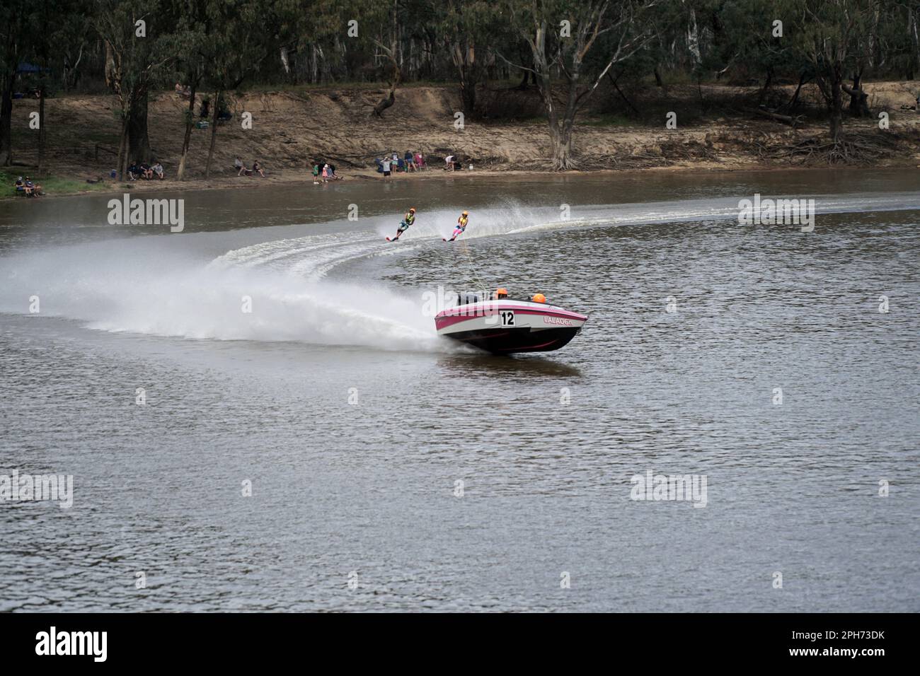 Echuca Victoria Australia, 26 March 2023 Boat 12 competing in the