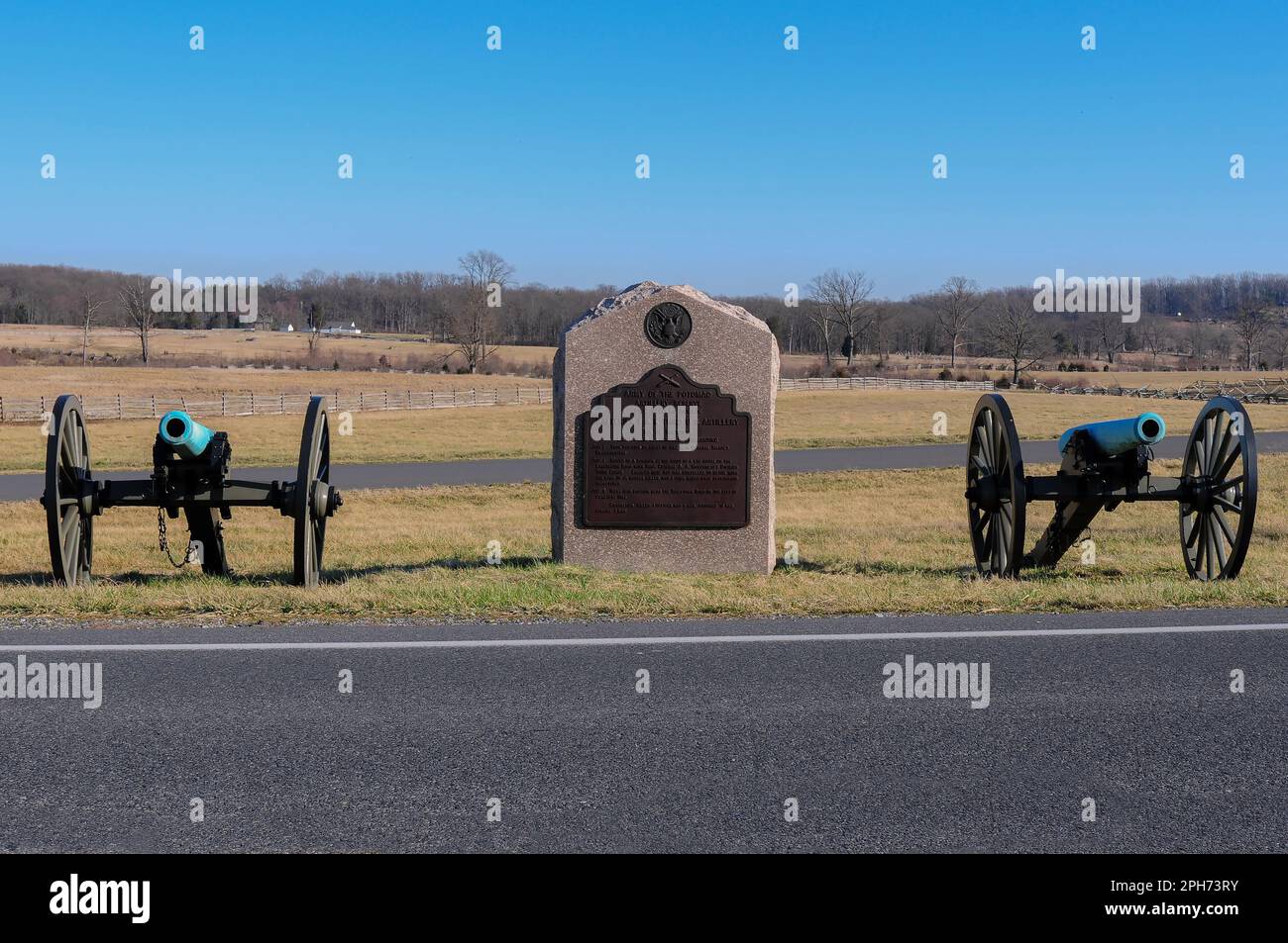 Gettysburg National Military Park in Gettysburg, USA Stock Photo Alamy