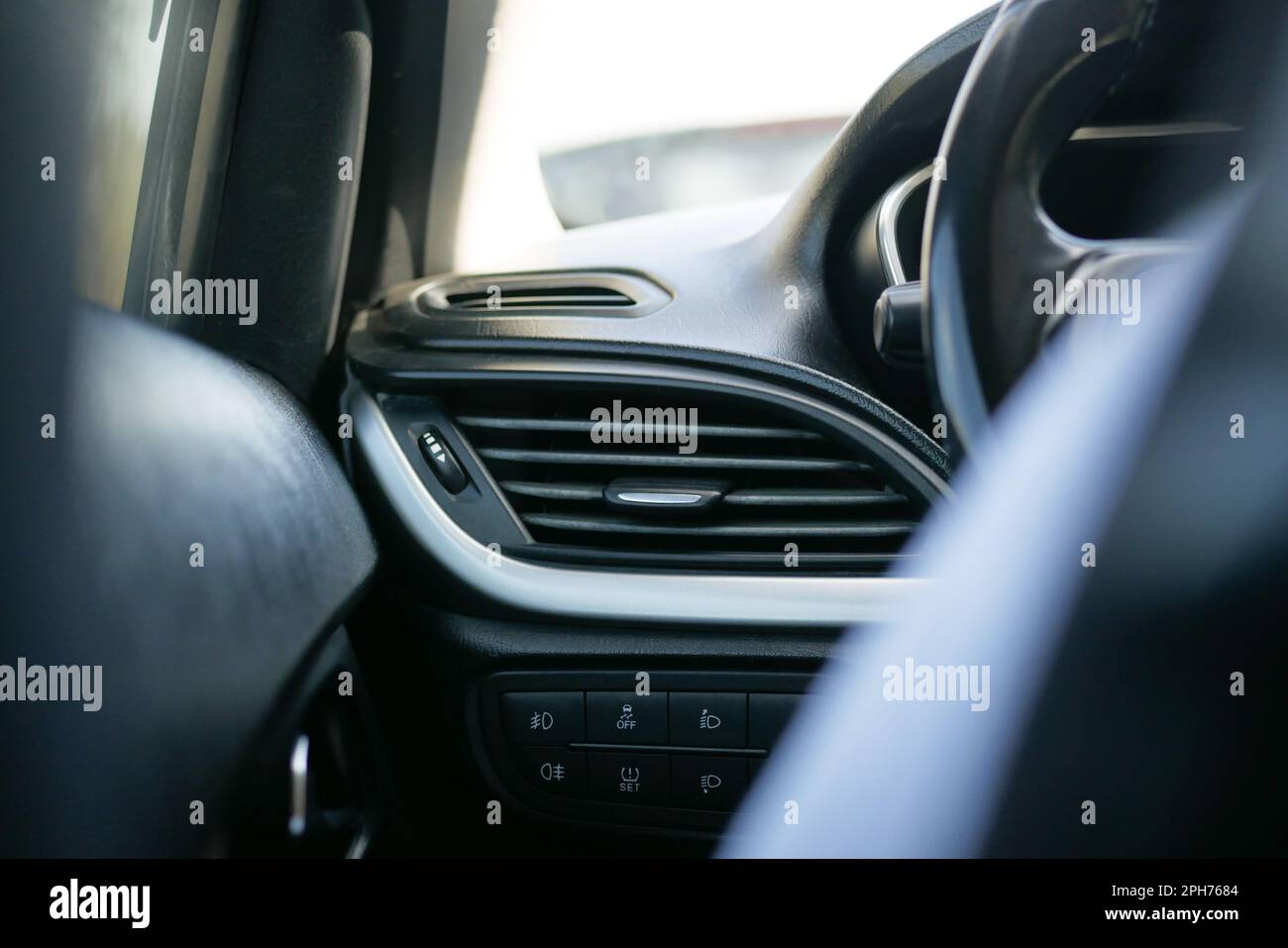 car air conditioner grid pane, Stock Photo
