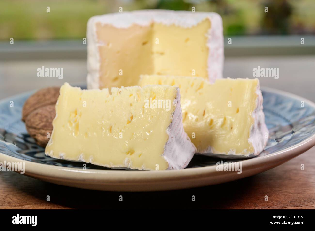Belgian white mold soft cow milk cheese Bouquet des Moines from Abbey ...